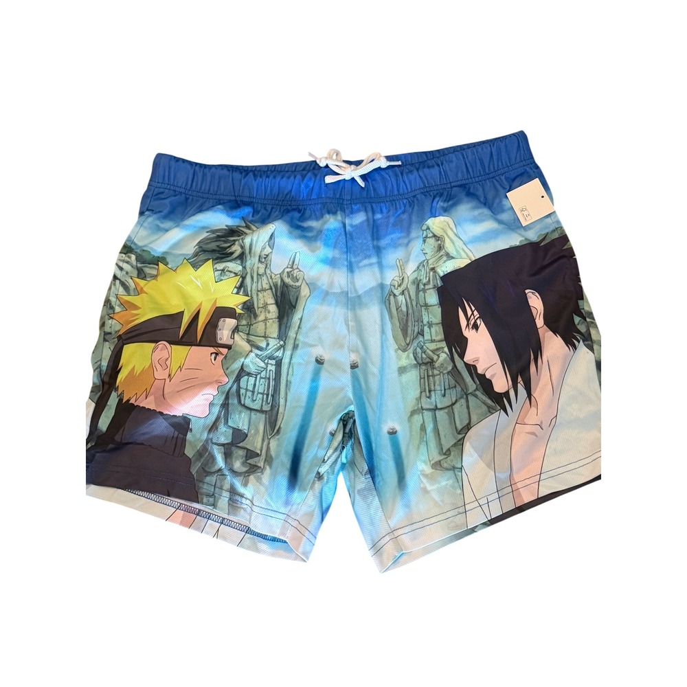 NWT Naruto Shippuden Final Battle Valley of the End Lounge Shorts Men's Size M